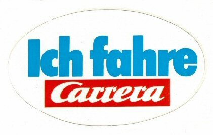 Datei:Aufkleber Ich fahre Carrera (1).jpg